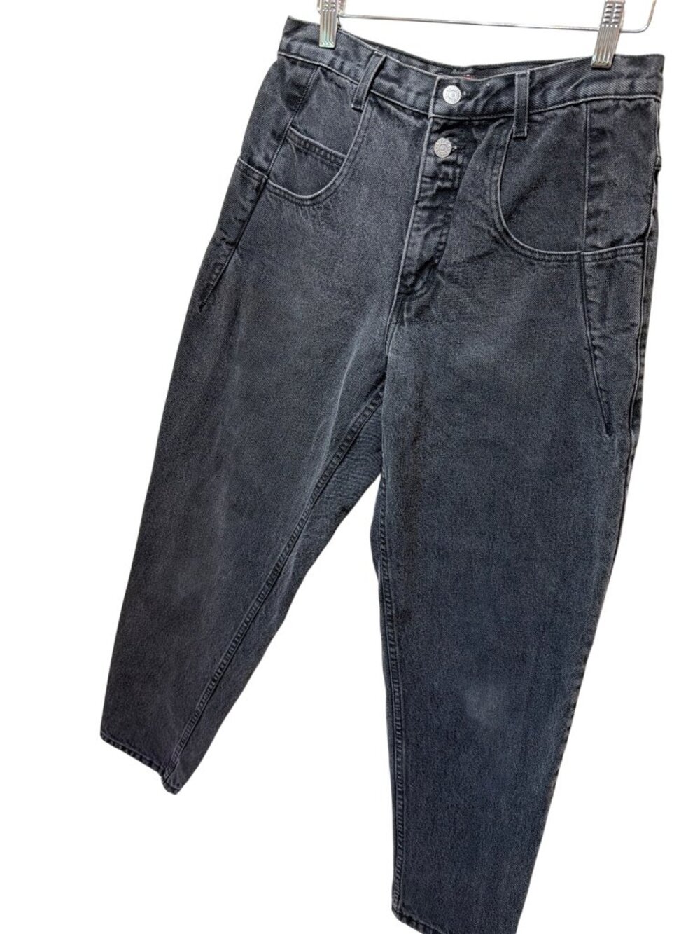 Guess By Georges Marciano Vintage 80s Black High-Waisted Pascal Fit Denim Jeans